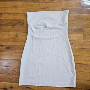 Nonchalant Label Strapless Dress Neutral Size Medium